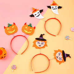 Halloween Devil Hair Hoop for Kids Party Supplies