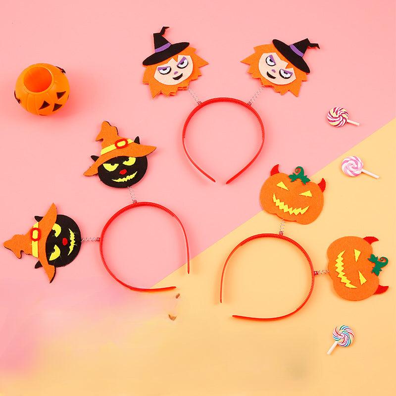 Halloween Devil Hair Hoop for Kids Party Supplies