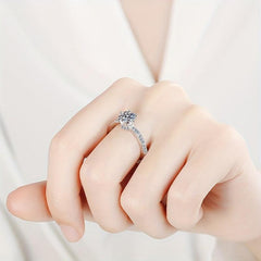 S925 Silver Moissanite Snake Bracelet Ring Set