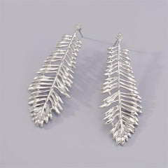 Feather Leaves Dangling Earrings Cartoon Drop Earrings Gift For Women Girls Mom