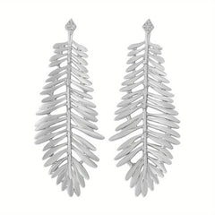 Feather Leaves Dangling Earrings Cartoon Drop Earrings Gift For Women Girls Mom