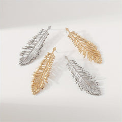 Feather Leaves Dangling Earrings Cartoon Drop Earrings Gift For Women Girls Mom