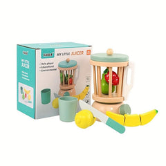 Wooden Play House Juicer Boys and Girls Fruit Cutting Game Toy