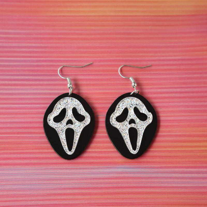 Luminous Death God Ghost Earrings