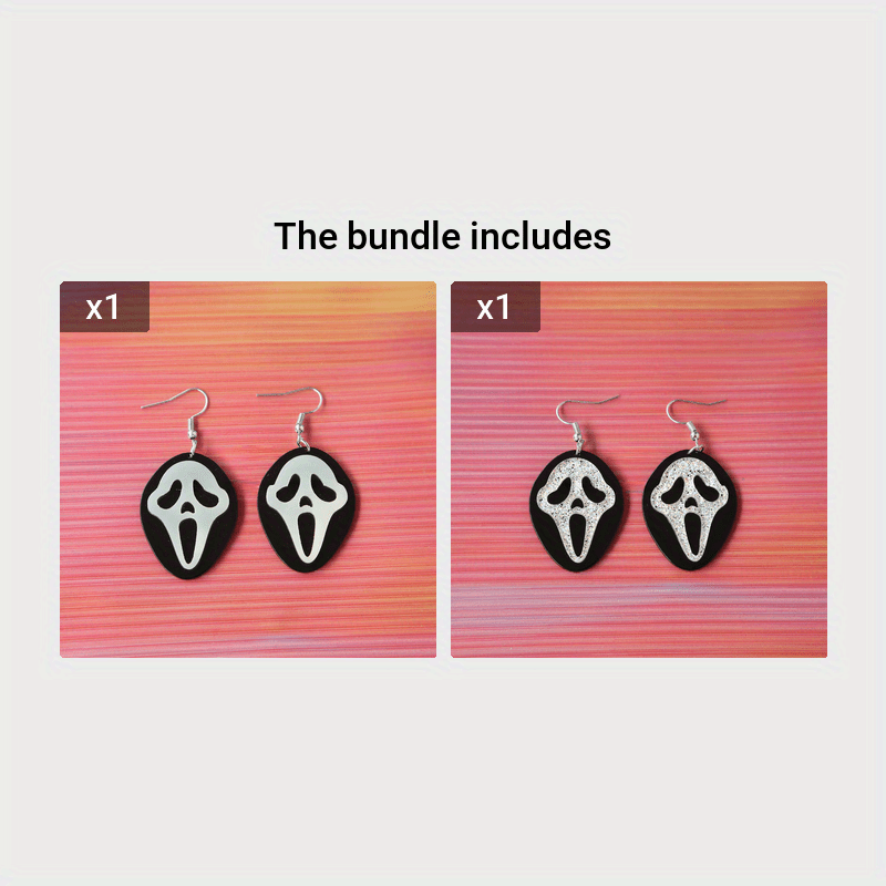 Luminous Death God Ghost Earrings