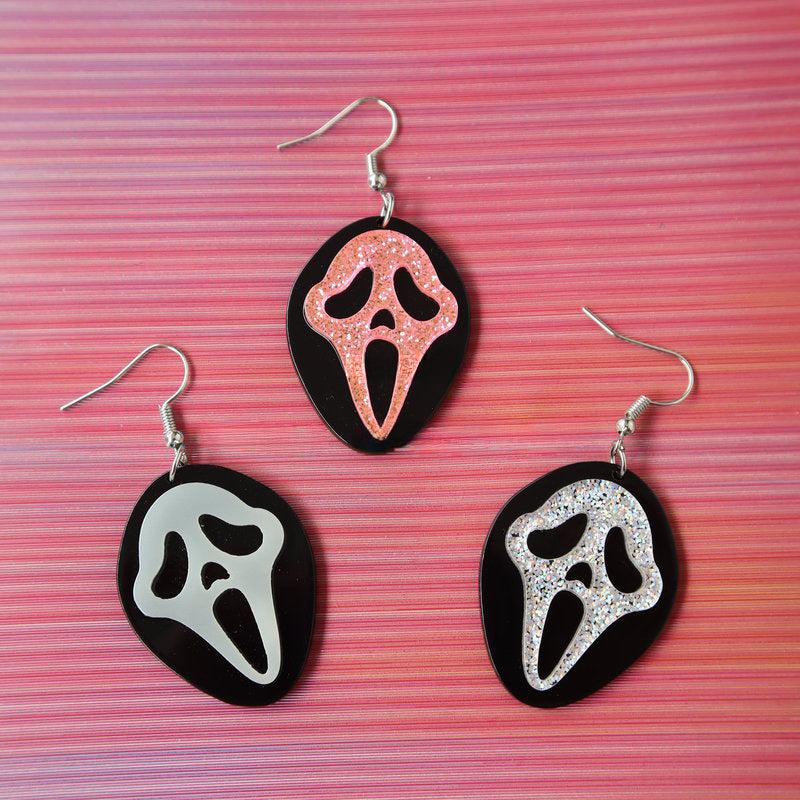 Luminous Death God Ghost Earrings
