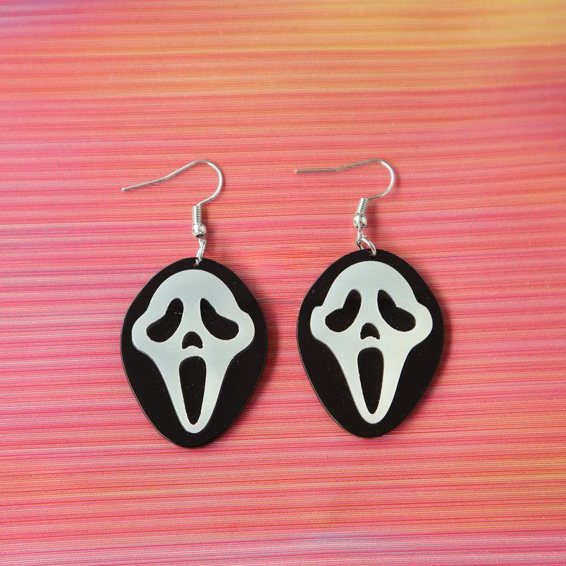Luminous Death God Ghost Earrings