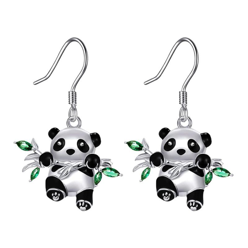 Panda Bamboo Necklace for Women Girls Birthday