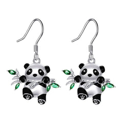 Panda Bamboo Necklace for Women Girls Birthday