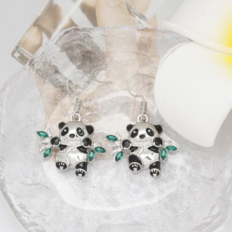 Panda Bamboo Necklace for Women Girls Birthday