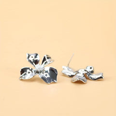 Pearl Stud Earrings Retro Crystal Earrings