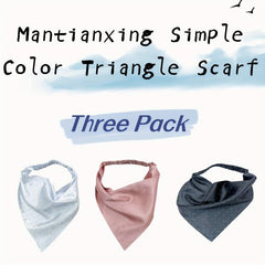 3 Pack Gypsophila Style Fabric Triangle Towel