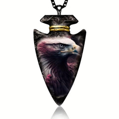 Triangle Eagle Necklace Punk Pendant Hip Hop Holiday Party Gift Necklace