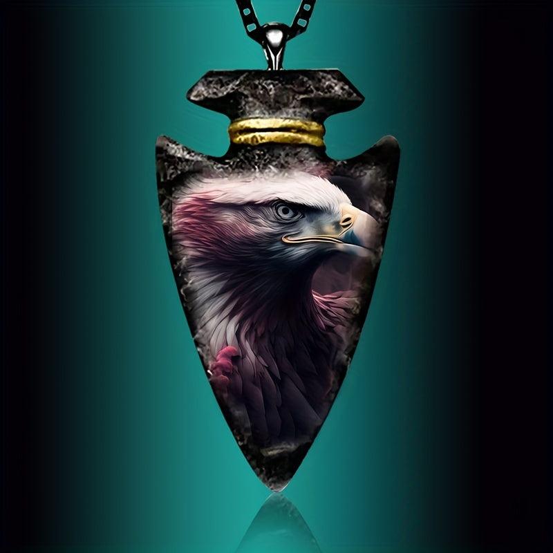 Triangle Eagle Necklace Punk Pendant Hip Hop Holiday Party Gift Necklace