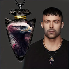 Triangle Eagle Necklace Punk Pendant Hip Hop Holiday Party Gift Necklace