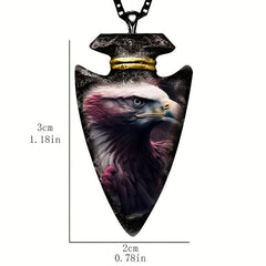 Triangle Eagle Necklace Punk Pendant Hip Hop Holiday Party Gift Necklace