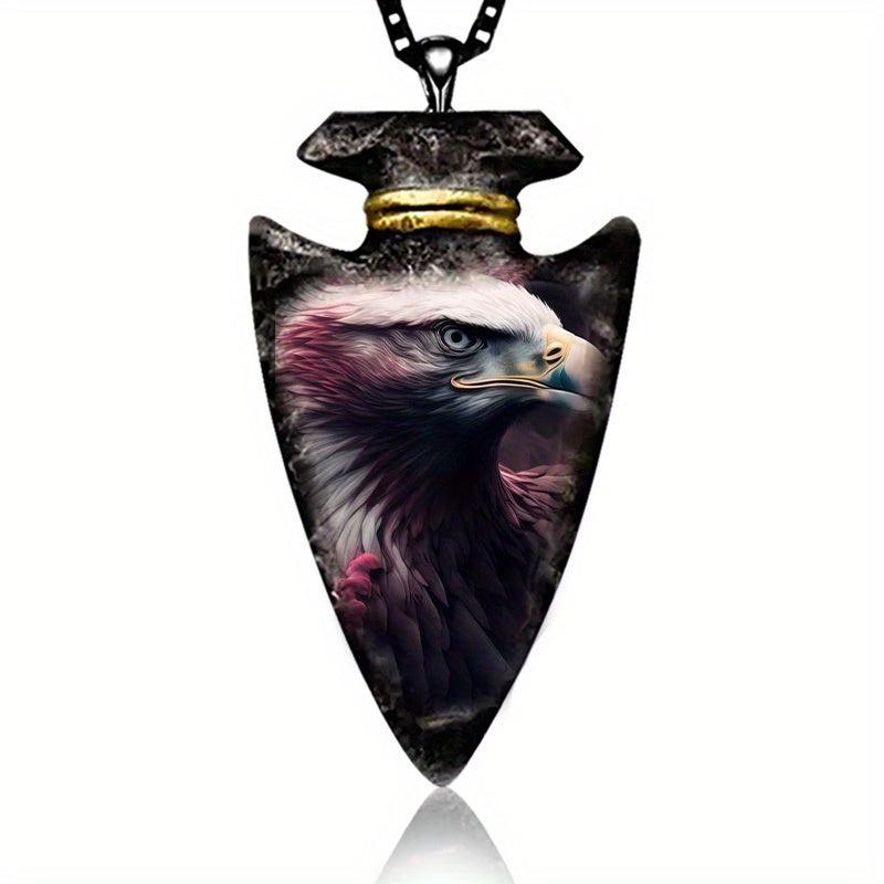 Triangle Eagle Necklace Punk Pendant Hip Hop Holiday Party Gift Necklace