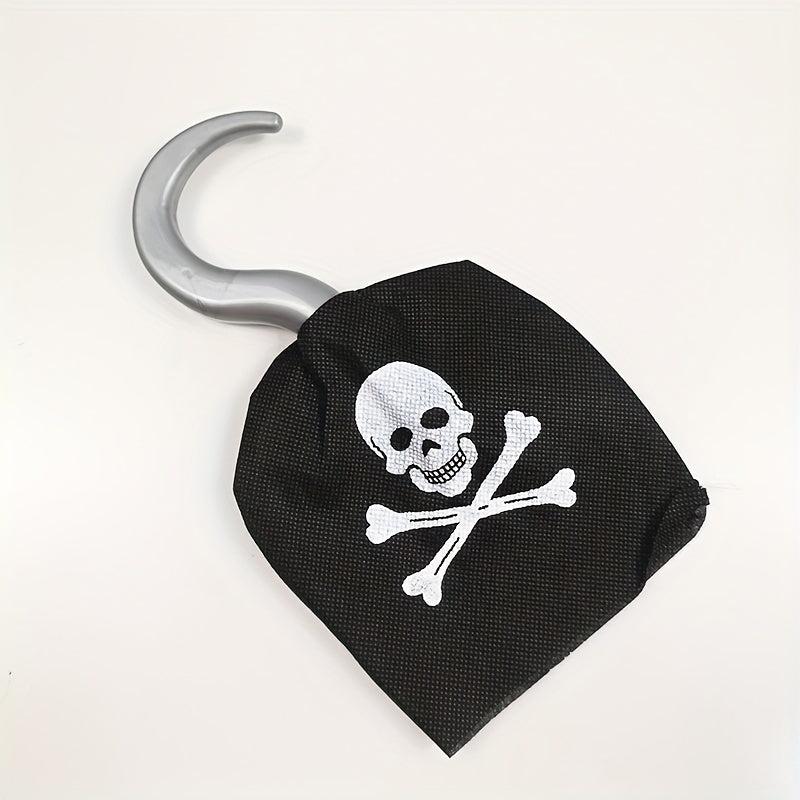 Pirate Eye Mask Children's Cosplay Dress Up Caribbean Pirate Gun Hook Toy