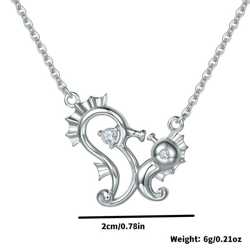 Seahorse Animal Pendant Necklace Daily Accessories Jewelry