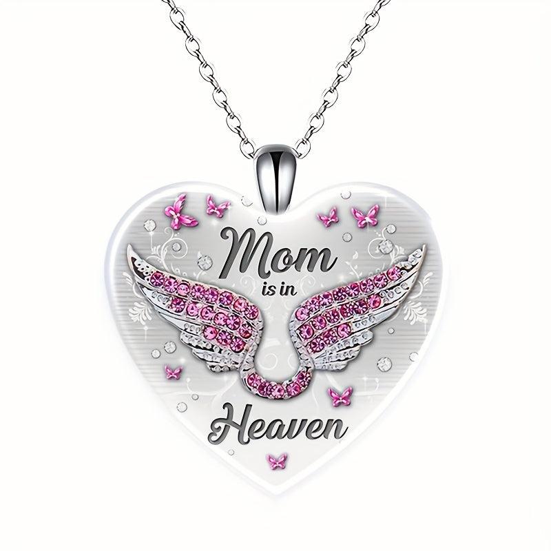 Love Crystal Pendant Necklace Alphabet Necklace For Daughter