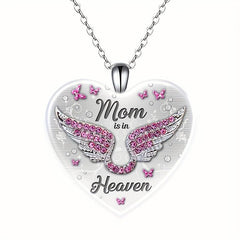 Love Crystal Pendant Necklace Alphabet Necklace For Daughter