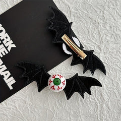 2 Pcs Halloween Bat Hairpin Goth Hairpin Devil Eye Hair Accessories