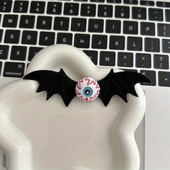 2 Pcs Halloween Bat Hairpin Goth Hairpin Devil Eye Hair Accessories