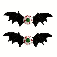 2 Pcs Halloween Bat Hairpin Goth Hairpin Devil Eye Hair Accessories