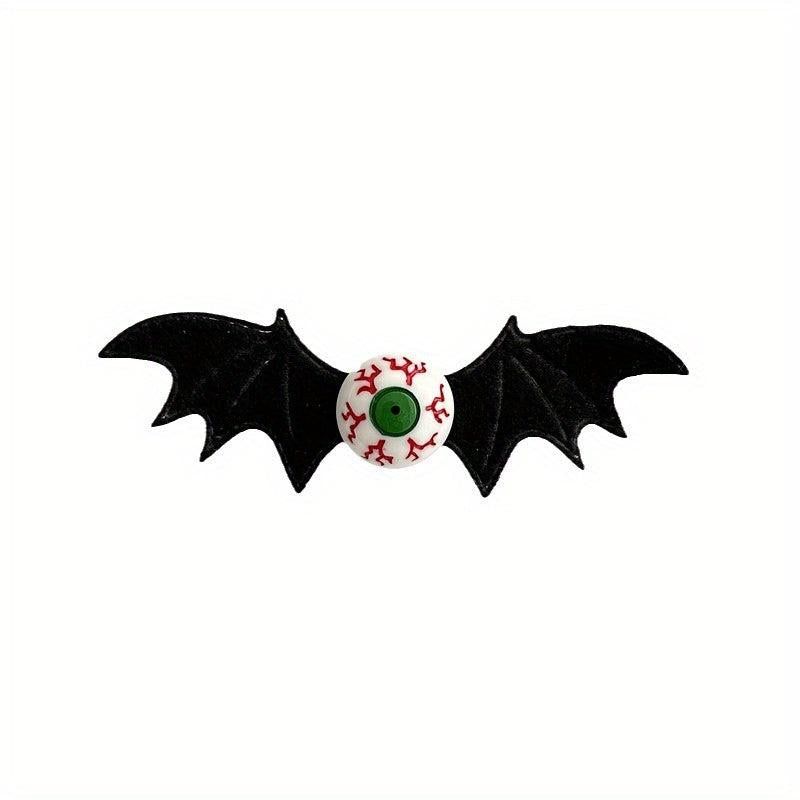 2 Pcs Halloween Bat Hairpin Goth Hairpin Devil Eye Hair Accessories