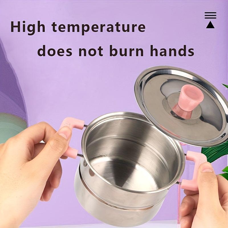 Kids Stainless Steel Mini Kitchen Set