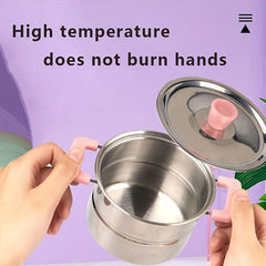 Kids Stainless Steel Mini Kitchen Set