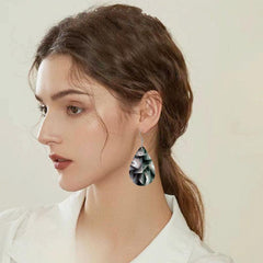 Drop Shape Wooden Earrings Holiday Favor Party Favor Girls Dress Up Jewelry