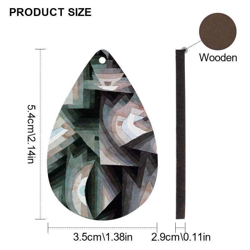 Drop Shape Wooden Earrings Holiday Favor Party Favor Girls Dress Up Jewelry