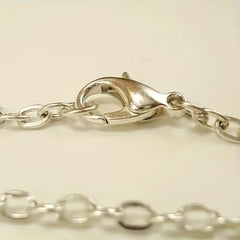 Round Flame Crystal Bead Pendant Necklace For Men And Women