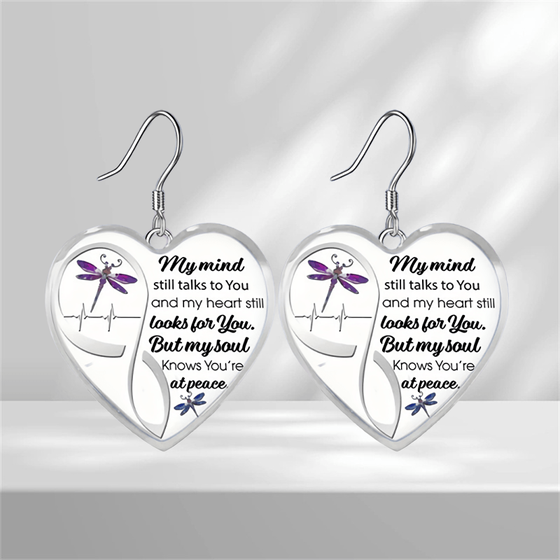 Dragonfly Glass Pendant Earrings for Girls, Halloween Graduation Gift