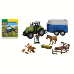 Children's Farm Play House Toy Set - Animal Simulation Model
