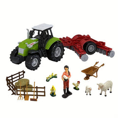 Children's Farm Play House Toy Set - Animal Simulation Model