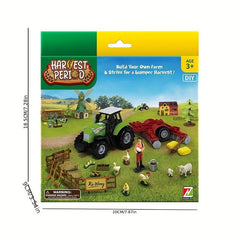Children's Farm Play House Toy Set - Animal Simulation Model