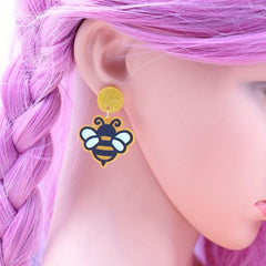 Easter Earrings Girl Gift Bee Earrings Acrylic Y2K Style Ornaments