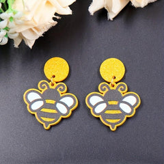 Easter Earrings Girl Gift Bee Earrings Acrylic Y2K Style Ornaments