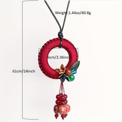 Handwoven Necklace Long Tassel Sweater Chain Ladies Jewelry