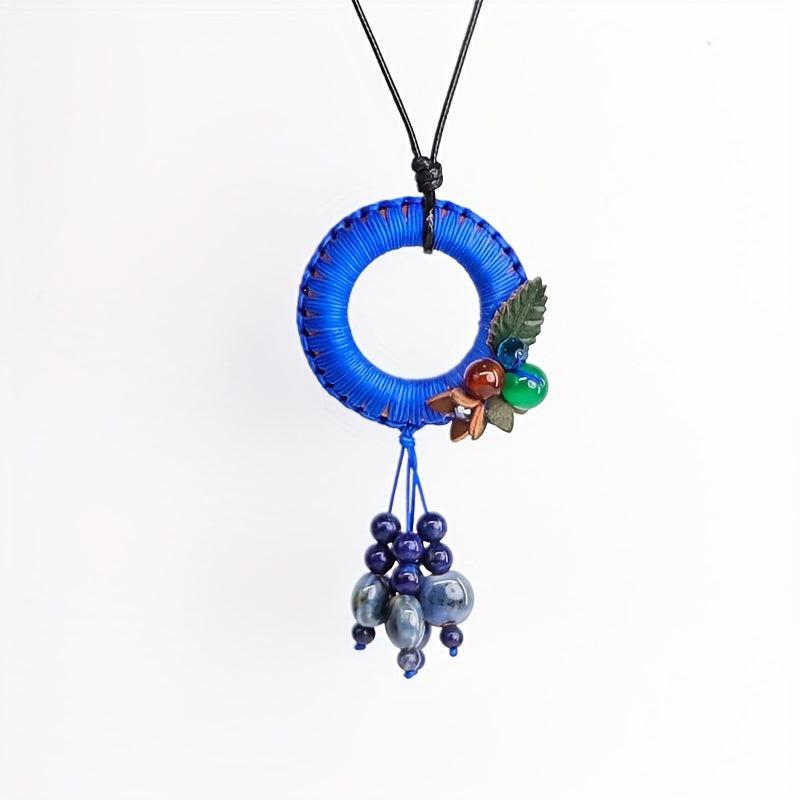 Handwoven Necklace Long Tassel Sweater Chain Ladies Jewelry