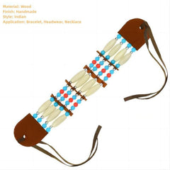 Caveman Dress Up Props Wooden Bead Necklace Bracelet