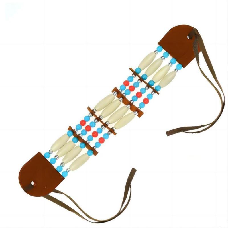 Caveman Dress Up Props Wooden Bead Necklace Bracelet