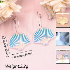 Y2K Style Starfish Shell Seaside Holiday Earrings