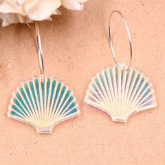 Y2K Style Starfish Shell Seaside Holiday Earrings