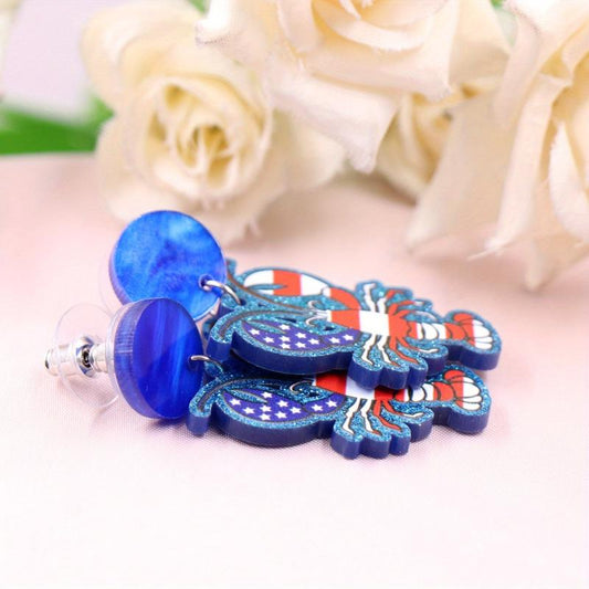 Lobster Crab Earrings Y2K Jewelry