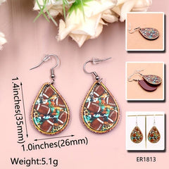 Acrylic Rugby Football Earrings Funny Baseball Earrings Jewelry Christmas Gift