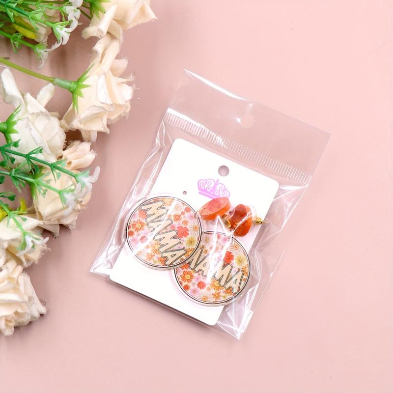 Flower Mama Acrylic Earrings Y2K Jewelry
