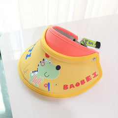 Children's Cartoon Print Sunscreen Hat for Baby